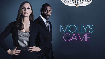 Molly's Game, Jessica Chastain, Idris Elba, Movies HD wallpaper