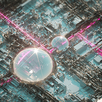 City, Glare, 3D, Dome HD phone wallpaper