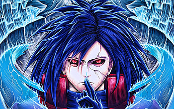 Madara Uchiha, abstract art, Naruto characters, manga, protagonist, Naruto, vector art, Uchiha Madara, artwork, Madara Uchiha Naruto HD wallpaper