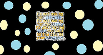 Quote With Dots, blue, black, yellow, quote, dots HD wallpaper