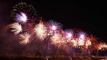 Fireworks Ultra , Explosive colors, Vibrant celebration, Festive holiday HD wallpaper