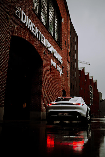 Sports, Porsche, Cars, Car, Grey, Sports Car, Back View, Rear View HD phone wallpaper