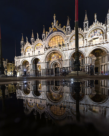 St. Mark's Basilica, Church's front exterior, Historical architecture, stock HD phone wallpaper