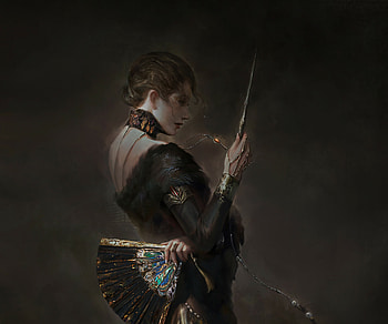 Arcane Elegance — Sorceress, fantasy, sorceress HD wallpaper