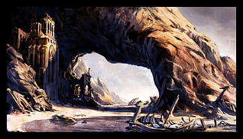 Boat Cemetary, art, 2004, prince of persia warrior within, environment, artwork, pop, prince of persia, video game, concept art HD wallpaper