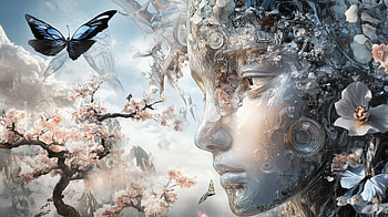 Enchanted Dreams: Fairy Tale, fairy tale, Digital Art, surrealism, butterfly, nature HD wallpaper