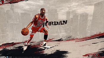 Michael Jordan, Basketball legend, Sports icon, Gfx HD wallpaper