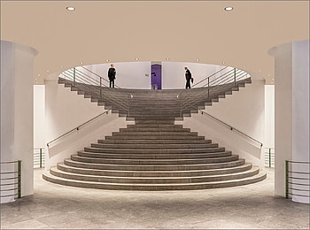 Cool stairs, cool, building, stairs, architecture HD wallpaper