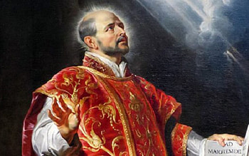 Saint Ignatius of Loyola, painting, saint, Ignatius of Loyola, prayer HD wallpaper