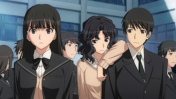 amagami ss, maniac look, cute look, danger weird, cutie HD wallpaper