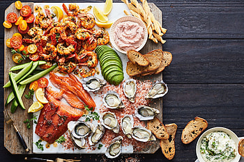 Easy seafood platter, Delicious spread, Seafood feast, Entertaining guests HD wallpaper