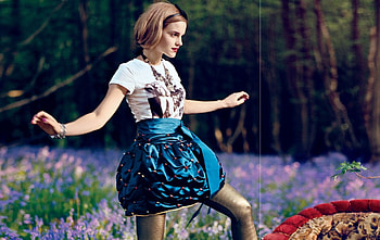 emma watson, outdoor, mood, short, tshirt HD wallpaper