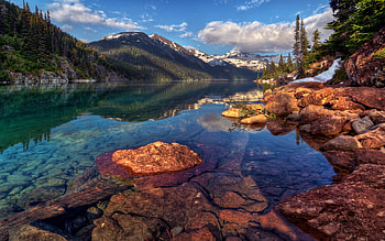 Garibaldi Lake, British Columbia, Canada, Canadian Lakes, Garibaldi Lake, Canada, British Columbia HD wallpaper