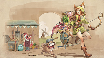 Fantasy Adventure Backpack Battles, video game, Backpack Battles HD wallpaper
