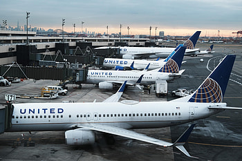 Newark Liberty International Airport, United Airlines HD wallpaper