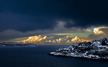 Landscape, Sky, Sea HD wallpaper