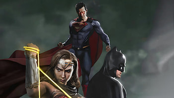 Dceu Trinity Concept Art, wonder-woman, batman, superman, superheroes, artist, artwork, digital-art HD wallpaper