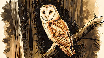 Stunning Barn Owl Ultra, barn owl, owl, Wildlife, forest, illustration HD wallpaper
