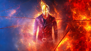 Johnnyblaze Ghost Rider, ghost-rider, superheroes, artist, artwork, digital-art HD wallpaper