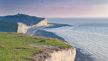 White Cliffs of Dover, Beach view, Cliff , Coastal scenery HD wallpaper