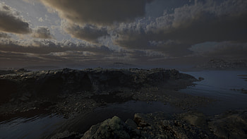 Enjoy the Silence, virtual reality, coast, water HD wallpaper
