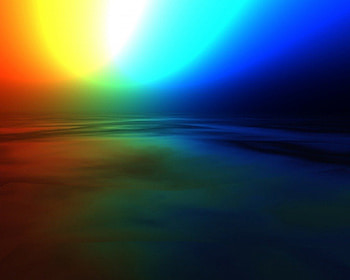 Northern Lights, rainbow colours, sky, lake HD wallpaper