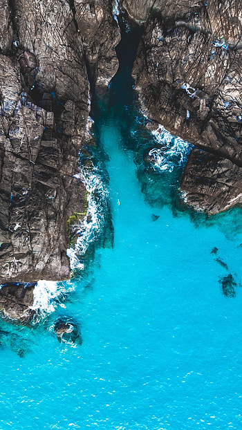 Nature, View From Above, Ocean, Island, Malaysia, Perhentian Islands, Pergentian Islands HD phone wallpaper