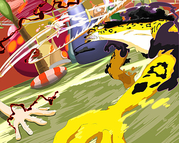 Monkey D. Luffy VS Rob Lucci, Anime, One Piece, Monkey D. Luffy, Gear 5 (One Piece), Rob Lucci HD wallpaper