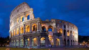 Colosseum, rome, architecture, italy, ancient HD wallpaper