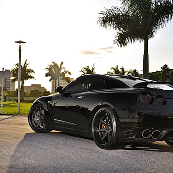 Whatsapp DP : . : Black Nissan GTR (6 ... HD phone wallpaper