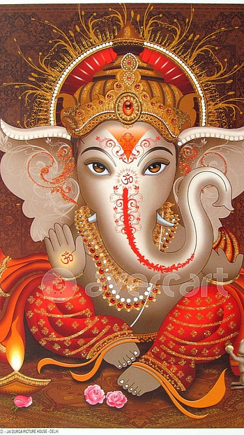 Ganesh, Vighnaharta HD phone wallpaper