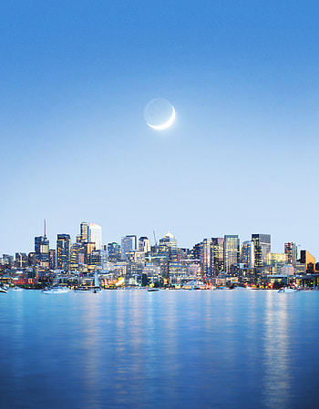 Cities, City, Building, Coast, Megapolis, Megalopolis, Panorama HD phone wallpaper