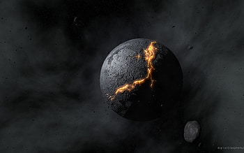 Crucible Planet ... Digital Blasphemy ... 2880 x 1800 ... PaintingNerdResolutionsPlanetsBlogThe End HD wallpaper