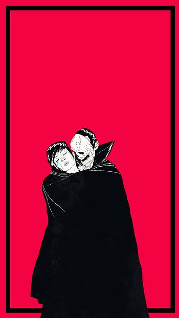 QOTSA Villains art, red, Queens Of The Stone Age, album art HD phone wallpaper
