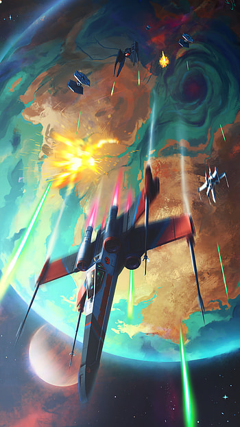 Star Wars, art, world HD phone wallpaper