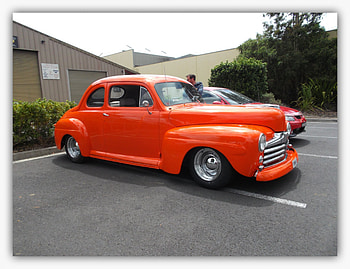 OLD CAR, OLD, CAR, , ORANGE HD wallpaper
