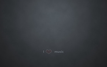 Words, Minimalism, Inscription, Heart, I Love Music HD wallpaper
