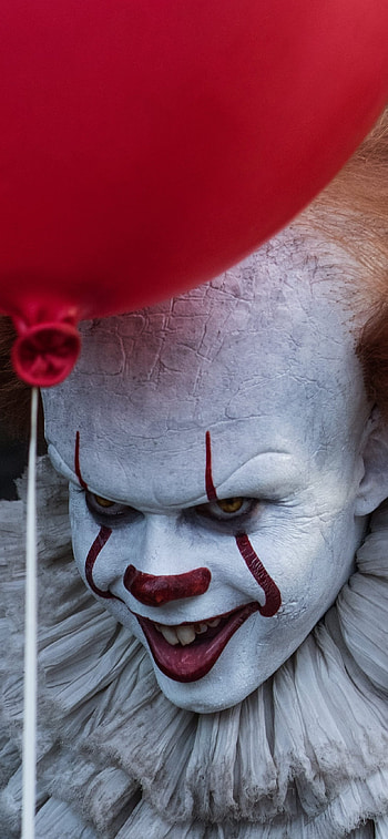 Bill Skarsgard, Movies, Clown Pennywise, XS Max HD phone wallpaper