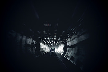 Dark, Shine, Light, Car, Movement, Traffic, Tunnel HD wallpaper
