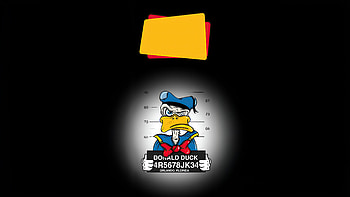 Donald Duck Art, donald-duck, cartoons, artwork, digital-art, dark HD wallpaper