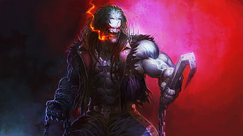 Lobo Fictional Character Artwork, lobo, superheroes, supervillain, artwork, digital-art, deviantart, art HD wallpaper