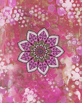 Art, Patterns, Texture, Stains, Spots, Mandala HD phone wallpaper