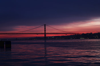 Bridge Silhouette , bridge, silhouette, graphy, sky, river HD wallpaper