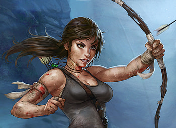 Tomb Raider Artwork, tomb-raider, lara-croft, artwork, artist, digital-art, deviantart HD wallpaper