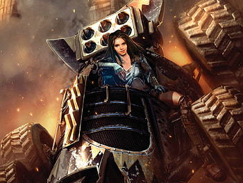 Auto Assult, adventure, action, video game, , girl HD wallpaper