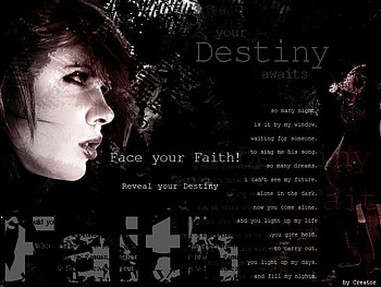 Faith, faithfull girl HD wallpaper