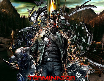 T-800 forte 2, terminator, black, movie HD wallpaper