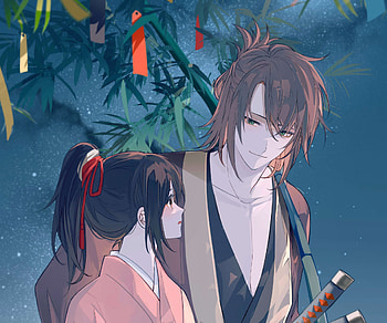 Okita Souji & Yukimura Chizuru, yukimura chizuru, Okita Souji, video game, Hakuouki Shinsengumi Kitan HD wallpaper
