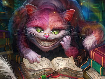 Cheshire Cat , Mesmerizing , Enigmatic smile, Mysterious aura HD wallpaper