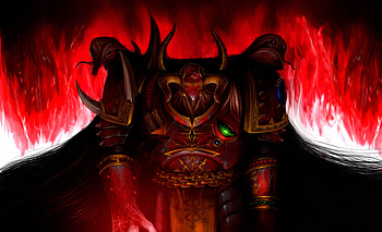 Monster, devil, cg, red HD wallpaper